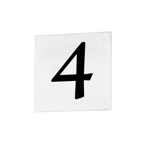 Maxim Address 4 4 Inch Square Tile Serif Model: 53664WT