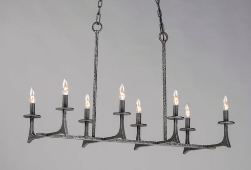 Maxim Anvil 8 Light Linear Pendant Model: 30307NI