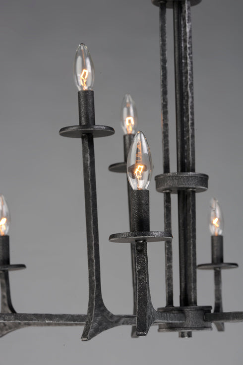 Maxim Anvil 9 Light Chandelier Model: 30306NI