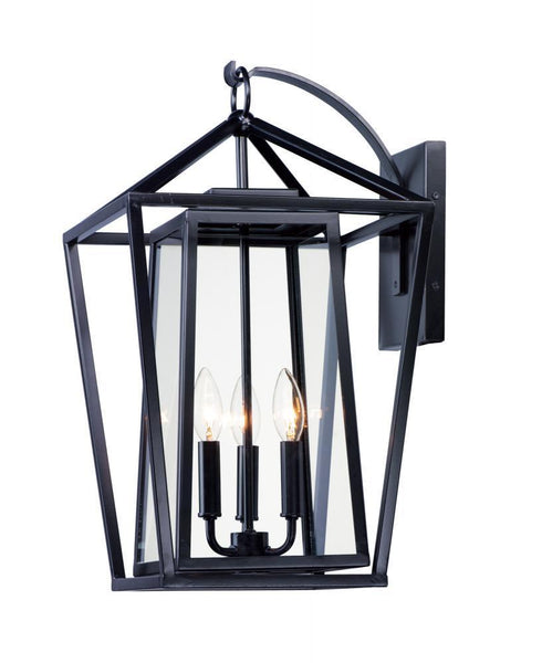 Maxim Artisan 3 Light Outdoor Wall Sconce Model: 3176CLBK