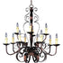Maxim Aspen Multi Tier Chandelier Model: 20620OI