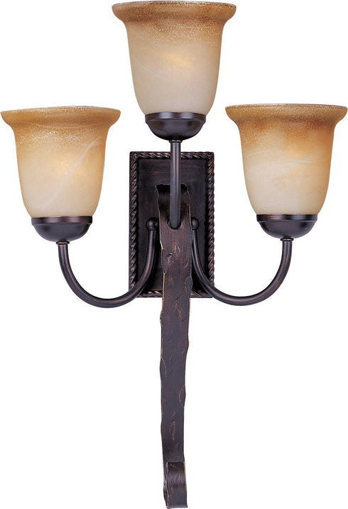 Maxim Aspen 3 Light Wall Sconce Model: 20619VAOI