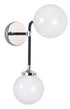 Maxim Atom Wall Sconce Model: 24722WTBKPN