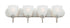 Maxim Axis 4 Light Strip Bath Vanity Model: 11384FTSN