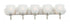 Maxim Axis 5 Light Strip Bath Vanity Model: 11385FTSN