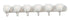 Maxim Axis 6 Light Strip Bath Vanity Model: 11386FTSN