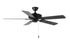 Maxim Basic Max 52 Inch Ceiling Fan Blac Walnut Model: 89905BKWP