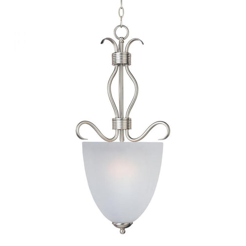Maxim Basix 2 Light Entry Foyer Pendant Model: 10130FTSN