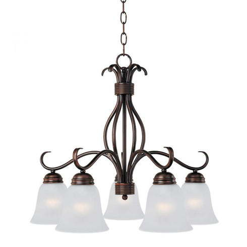 Maxim Basix 5 Light Chandelier Model: 10124FTOI