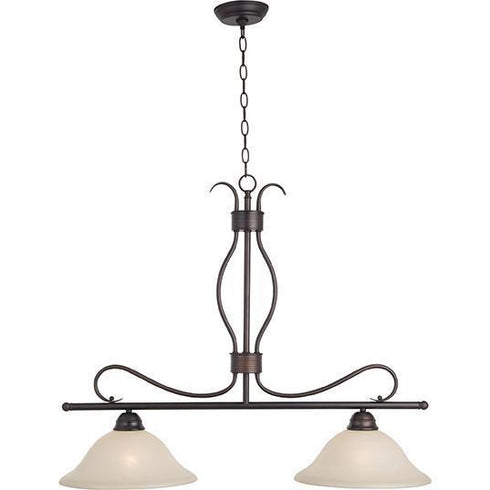 Maxim Basix 2 Light Pendant Model: 10126WSOI