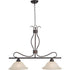 Maxim Basix 2 Light Pendant Model: 10126WSOI