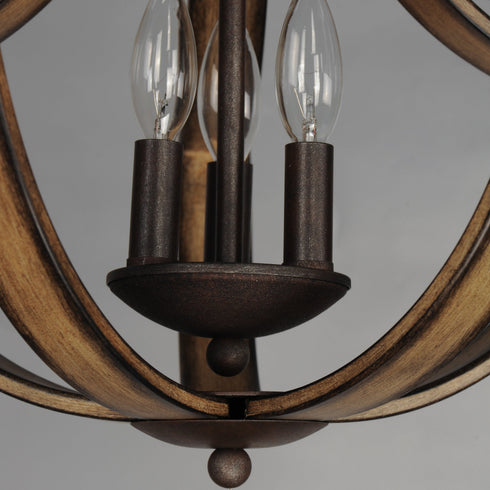 Maxim Basque Semi Flush Mount Model: 20343DWAR