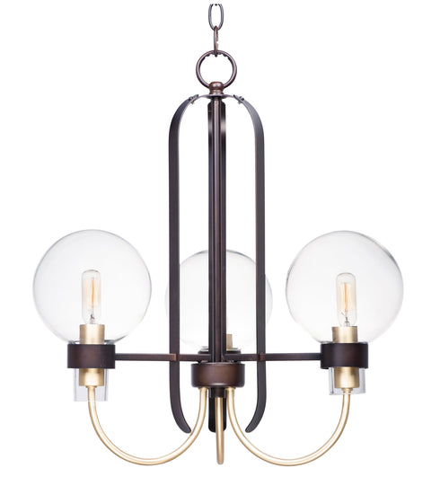 Maxim Bauhaus Mini Chandelier Model: 30515CLBZSBR