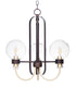 Maxim Bauhaus Mini Chandelier Model: 30515CLBZSBR