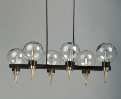 Maxim Bauhaus Linear Pendant Model: 30519CLBZSBR