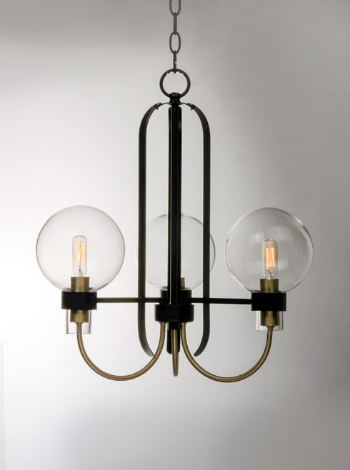 Maxim Bauhaus Mini Chandelier Model: 30515CLBZSBR