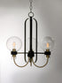 Maxim Bauhaus Mini Chandelier Model: 30515CLBZSBR