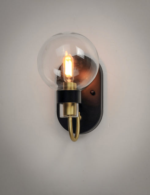 Maxim Bauhaus Wall Sconce Model: 30511CLBZSBR