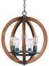 Maxim Bodega Bay Single Tier Chandelier Model: 20917APAR/BUI