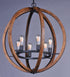 Maxim Bodega Bay Single Tier Chandelier Model: 20918APAR/BUI