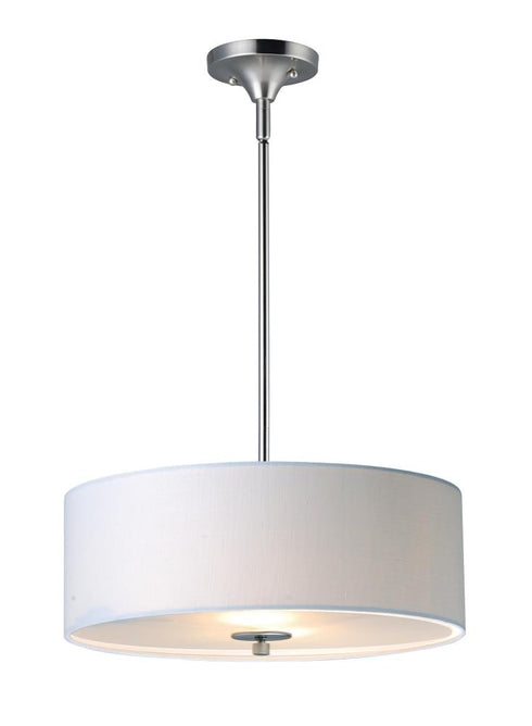 Maxim Bongo 3 Light Pendant Semi Flush Mount Model: 10014WLSN
