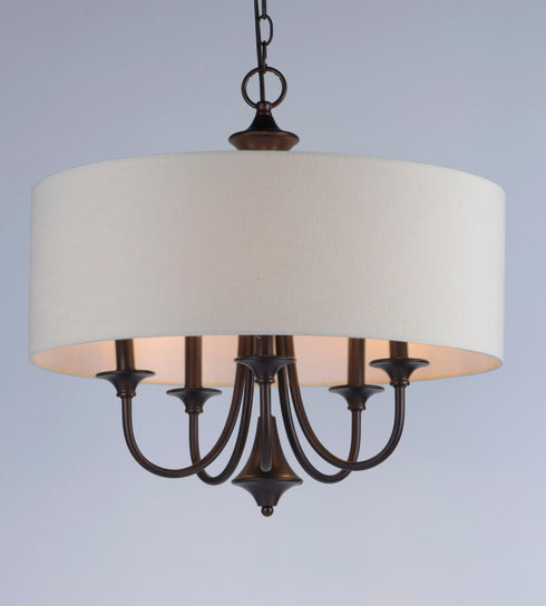 Maxim Bongo 5 Light Pendant Model: 10015WLSN