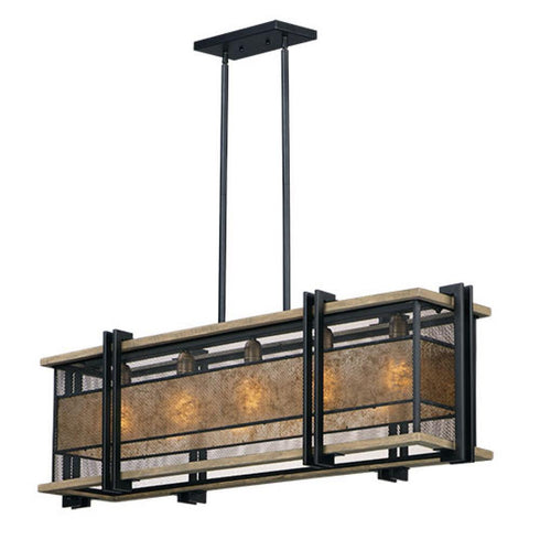 Maxim Boundry Linear Pendant Model: 27567BKBWAB