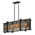 Maxim Boundry Linear Pendant Model: 27567BKBWAB