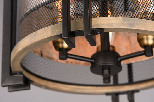 Maxim Boundry Flush Mount Model: 27560BKBWAB