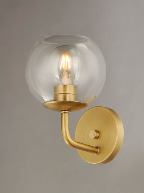 Maxim Branch 1 Light Wall Sconce Model: 38411CLNAB