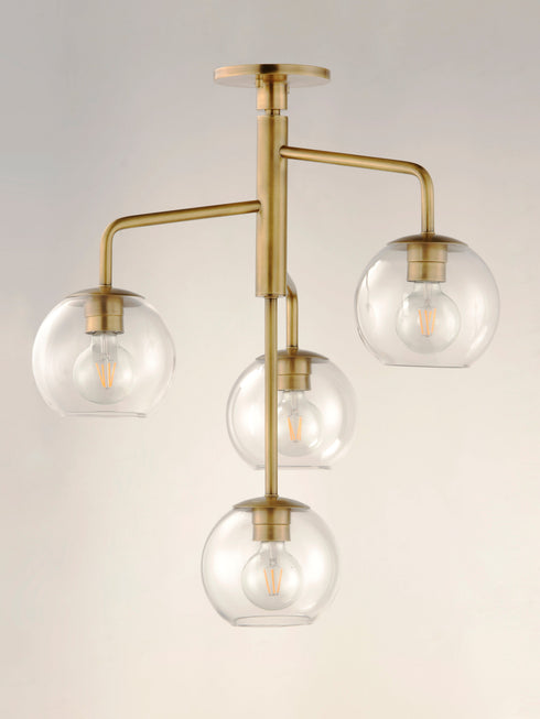 Maxim Branch 4 Light Pendant Model: 38414CLNAB