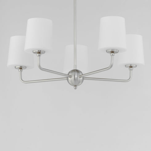 Maxim Bristol Single Tier Chandelier Model: 12095SWSN