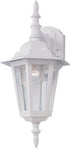 Maxim Builder Cast 1 Light Outdoor Wall Mount Model: 3002CLWT
