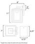 Maxim Cabana Outdoor Wall Mount Model: 3032CDBK