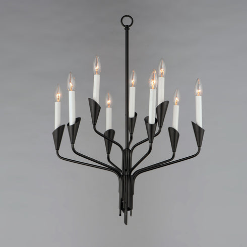 Maxim Calyx 9 Light Chandelier Model: 24349BK