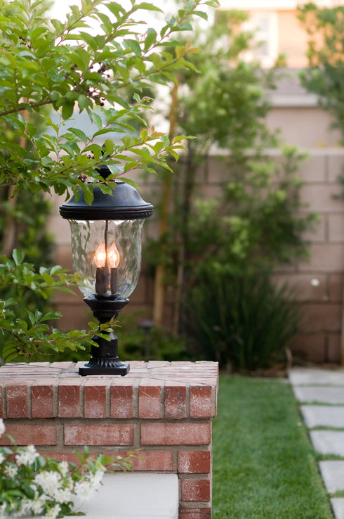Maxim Carriage House Dc Outdoor Pol Post Mount Model: 3421WGOB