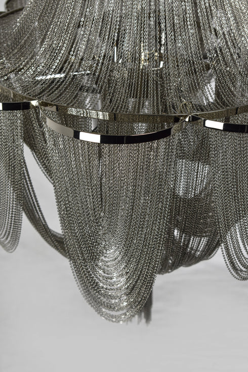 Maxim Chantilly Single Tier Chandelier Model: 21464NKPN