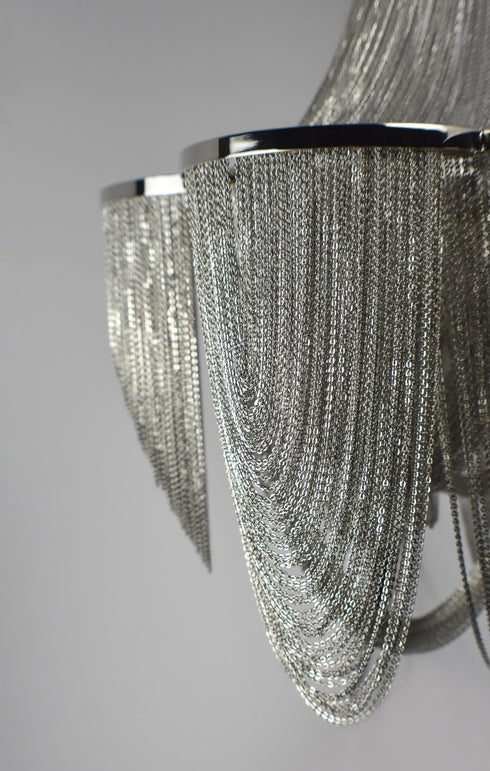 Maxim Chantilly Single Tier Chandelier Model: 21466NKPN