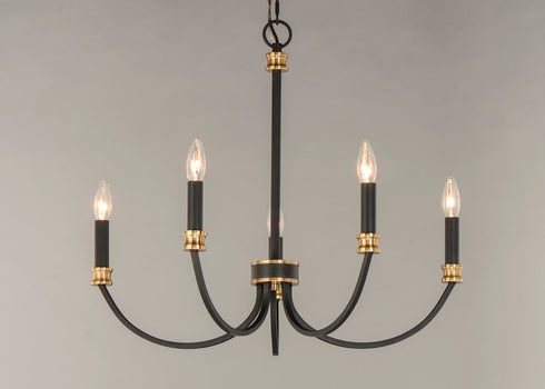 Maxim Charlton Chandelier Model: 11375BKAB