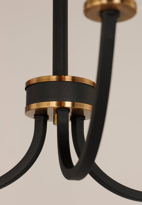 Maxim Charlton Chandelier Model: 11375BKAB