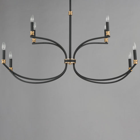 Maxim Charlton Multi Tier Chandelier Model: 11378BKAB