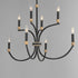 Maxim Charlton Multi Tier Chandelier Model: 11378BKAB