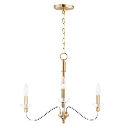 Maxim Clarion 3 Light Pendant Model: 25373CLPCSBR
