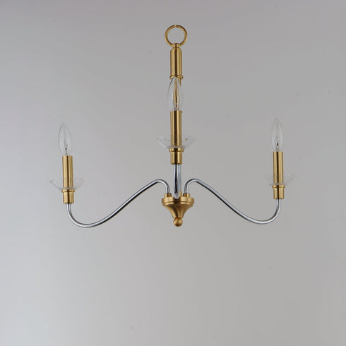 Maxim Clarion 3 Light Pendant Model: 25373CLPCSBR