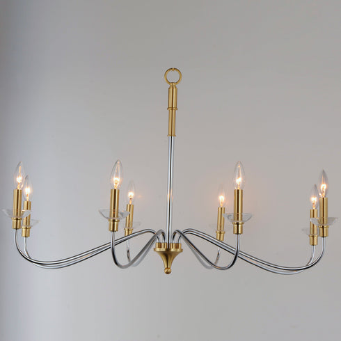 Maxim Clarion 8 Light Chandelier Model: 25378CLPCSBR
