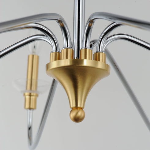 Maxim Clarion 8 Light Chandelier Model: 25378CLPCSBR