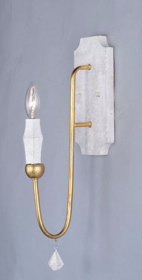 Maxim Claymore Wall Sconce Model: 22432CSTGL