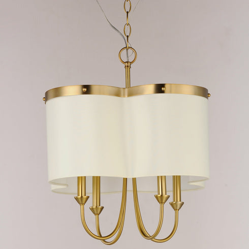 Maxim Clover 4 Light Chandelier Model: 12246OFSBR