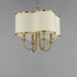 Maxim Clover 4 Light Chandelier Model: 12246OFSBR