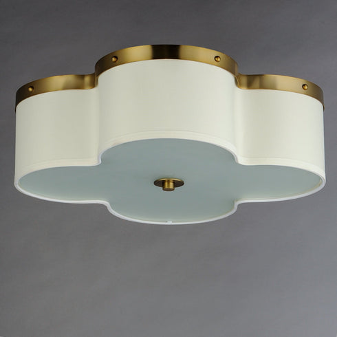 Maxim Clover 4 Light Flush Mount Model: 12244OFSBR